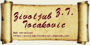 Živoljub Točaković vizit kartica